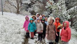 Зимние забавы наших ребят