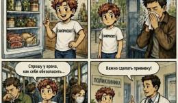 Прививка - защита от болезней! Петя Лентяев рекомендует...